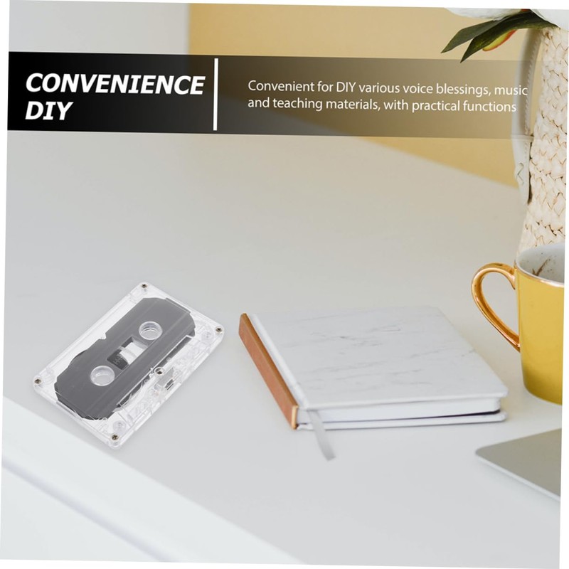 DOITOOL 20 Pcs Blank Audio Cassette Tapes Recordable Tapes for