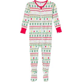 Gerber Unisex Baby Holiday Family Matching Pajamas, Oh What Fun Fairisle