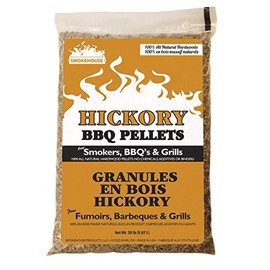 Smokehouse 9760-040-0000 BBQ Pellets 20# Bag - Hickory