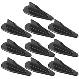 Rear Roof Spikes 10Pcs Universal Black Car Roof Shark Fin Spoiler Wing Kit Generator
