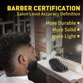 Twist Styler Brush for Black Men - Premium Durable Washable Hair Sponges Curls with Ergonomic Grip, Suitable for Afro 4C Hair & Coiled Textures - Home Styling Essential Hair Brush for Men & Barbers