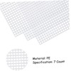 jojofuny 30 Pcs 8x8cm Mesh Plastic Canvas Sheets for DIY
