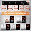 ELEAD 68'' All Metal Adjustable Garden Tool Organizer: Garage Tool