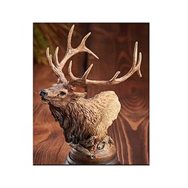 Wild Wings Primal Call - Elk Sculpture by Stephen Herrero