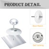 300pcs/100set Self Stick Insulation Pins, 1.5 Inch Self Locking Round