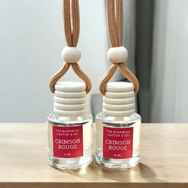 2 Long-Lasting Fragrance for Car and Small Rooms-Car Air Freshener-Air Freshener for Car-Car Hanging Air Freshener-Phthalate Free Fragrance (Crimson Rouge)