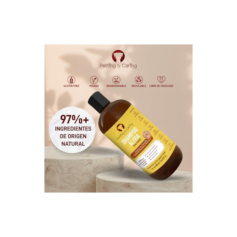 ssd trading llc Petting is Caring Shampoo Natural para Perro