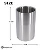 RYOHIN Lab Wine Cooler, Cold Retention, Stainless Steel, Double Wall