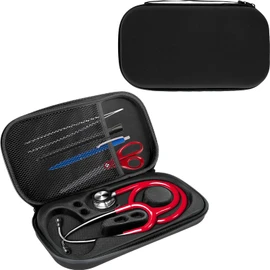 Stethoscope Case Shockproof Stethoscope Bag Travel Portable Stethoscope Carrying Case Heavy-Duty Stethoscope Storage Bag Lightweight Stethoscope Case for Nurses Doctors ...(Black)