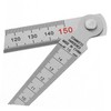 ULTECHNOVO 2sets Stainless Steel Gauge and Straight Ruler for Accurate