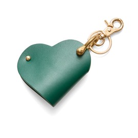Hazel Key Chain, Heart-shaped, Smart Key Ring, Women's, Bottle Green