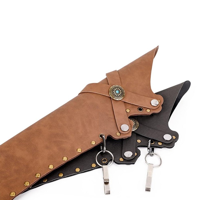 MiOYOOW Archery Quiver Waterproof Retro Arrow Case Portable Waist Portable