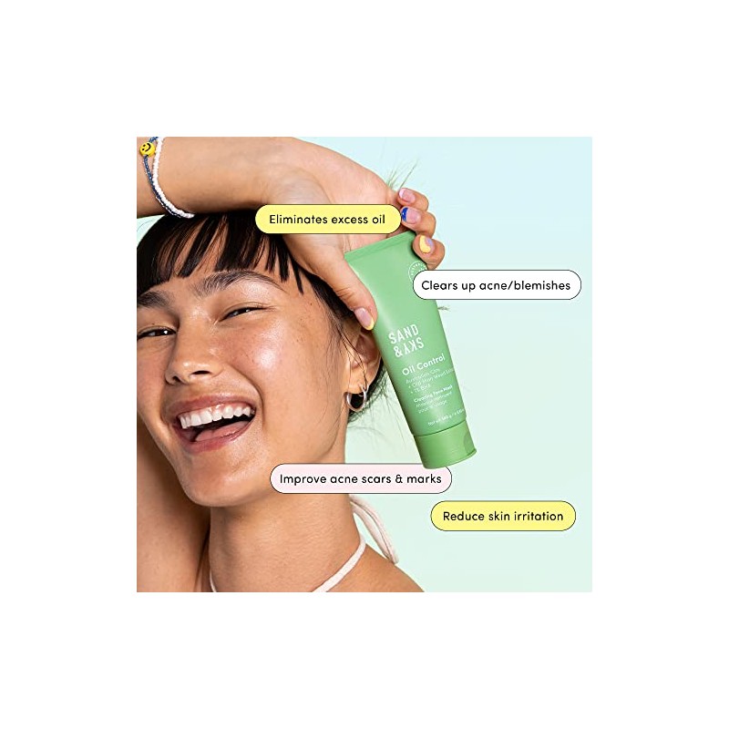 Sand Sky Mascarilla Facial Limpiadora De Control De Aceite