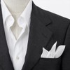 Ojier CHA-003-W Pocket Square Chief Hardman's Irish Linen 100% Linen