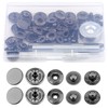 SAVITA 12 Sets Metal Snap Buttons Leather Snap Fasteners Kit