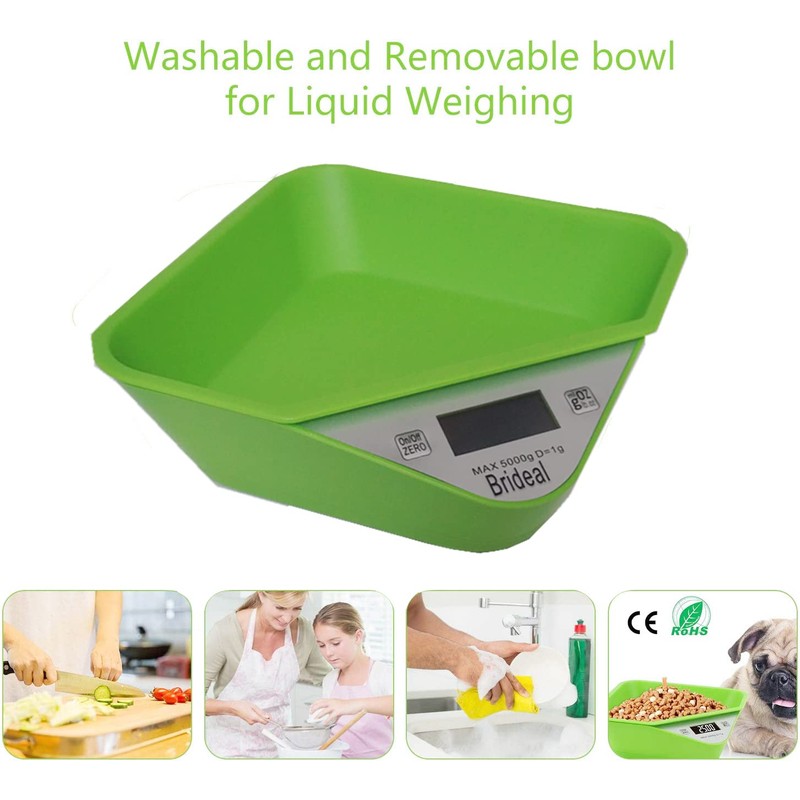 Brideal Digital Kitchen Food Scale Multifunction Electronic Food Scales with