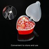 ICYANG 50-Pack Heart Shaped Jello Shot Cups, 1.5 Oz Clear