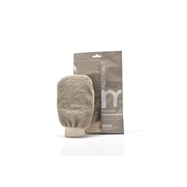 martini SPA - Glove made of organic cotton and linen, colour brown, 30 g, 1 piece, made in Italy
