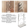 Wall Mounted Pot Lid Rack 304 Stainless Steel Punch Free