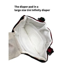 Chicken Diapers Disposable for Hens, Goose, Duck - 15 Sticky Pad Linings - Leakproof, Unscented, Fits in a Reusable Diaper by Uni Infinity (Disposable Pads, One Size, 15 Count)