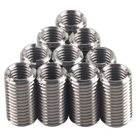 Pack of 10 Reducing Nuts with Threaded Insert, M12 x 1.75 Female Thread and M16 x 2 30 mm Male Thread Stainless Steel Repair Insert Nut Conversion Kit