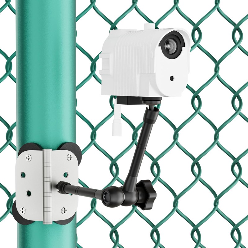 3-in-1 Magnetic Fence Mount with Shade for Mevo Start, Weatherproof