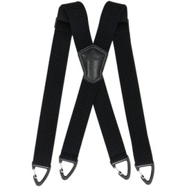 Decalen Men's Braces High Quality, Elegant and Adjustable Braces with Sturdy Clips, 40 mm Wide, Ideal for Business, Leisure and Formal Occasions, black 3, Unit size