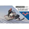 KASTFORCE Snowmobile Dolly Set Max Supporting 1500Lbs with Heavy Duty