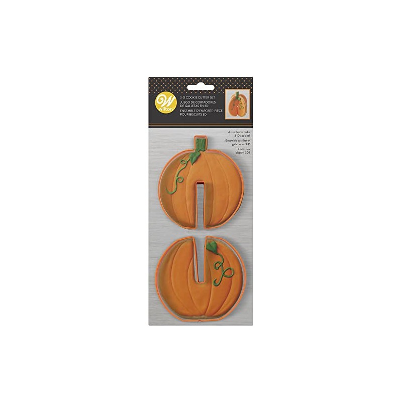 Pumpkin Cookie Cutter - 3D Cookie Cutter Set