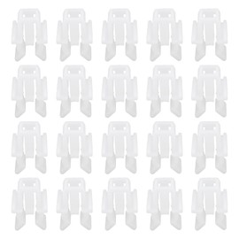 The Lord of the Tools 20Pcs White Car Support Rod Plastic Clip 9x9mm Aperture Compatible with Suzuki Hood Fixing Bracket