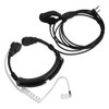 Throat Control Microphone Mic Earpiece Headset for Walkie Talkie UV