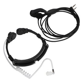 Throat Control Microphone Mic Earpiece Headset for Walkie Talkie UV 5R UV 5RE UV B5