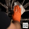 Progrip Disposable Gloves, Black, Extra Strong, Nitrile Gloves, L, 2