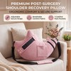 Post Shoulder Surgery Pillow for Sleeping, Pink