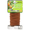 Safety-3 Garden Soft Wire Free, Brown, 0.1 inch (2.5 mm)