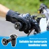 Premium Motorcycle Handlebar End Plug, Aluminium CNC for Universal Handlebars