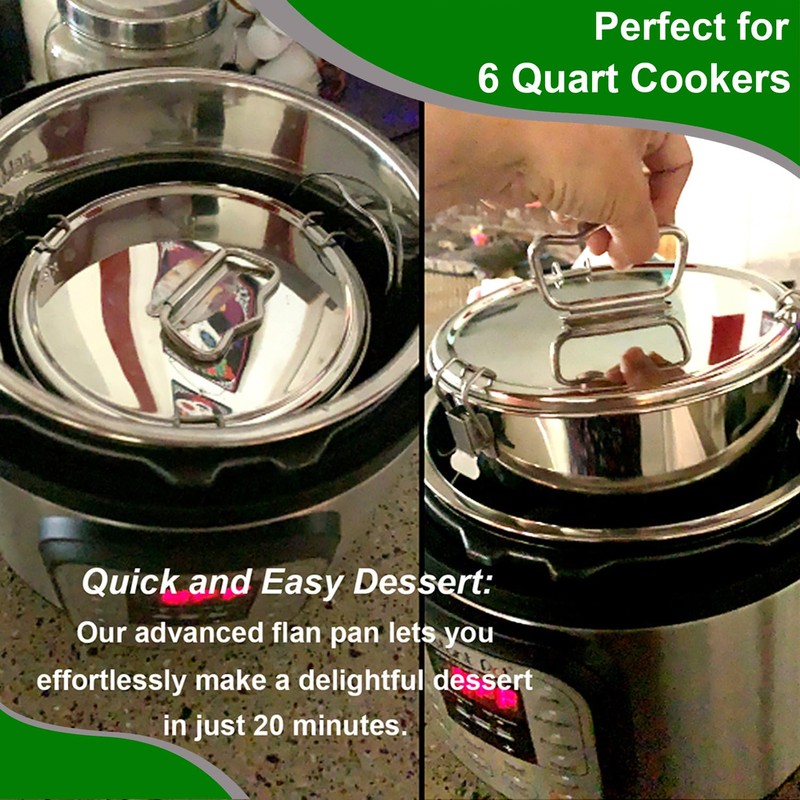 EasyShopForEveryone Stainless Steel Flanera, 7.5 x 7.5 x 3.5 Inches