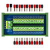DIN Rail Mount 30Amp 48V 2x12 Position Screw Terminal Block