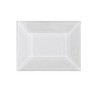 1.5" x 2.5" Beveled Glass Peaked Rectangle - 10 Pieces