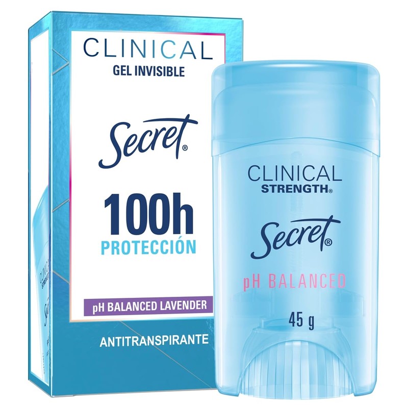 SECRET, Desodorante Mujer, Clinical Strength, Desodorante Clinical, Gel Invisible, PH