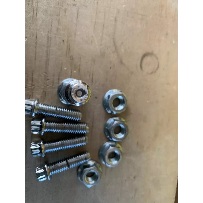 H.R.E. Assembly Wheel M8 X 125 3piece Wheel Chrome Bolts