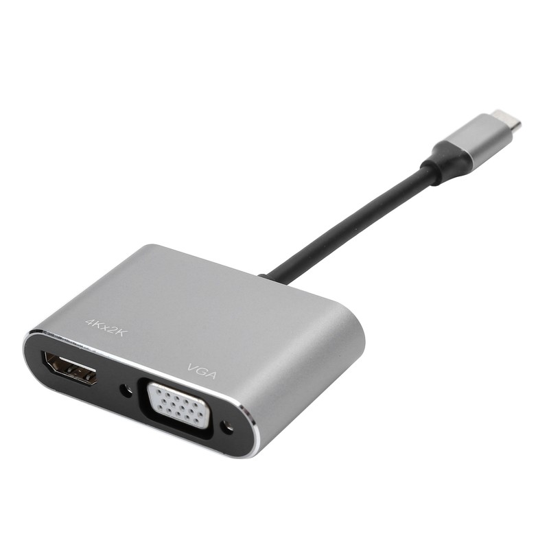 Adapter TypeC Hub to VGA HDMI DVI Displayport/3.1 Ethernet Converter
