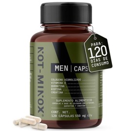 Men Caps Para Crecimiento de Cabello Barba y Bigote| 120 cápsulas