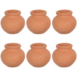 6 Pcs Mini Clay Pots 1.5 Inch Terracotta Plant Pots Small Succulent Pots Mini Pots For Plants