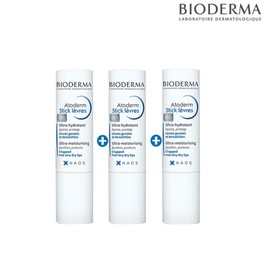 Bioderma Mu) Bioderma Atoderm Lipstick 4g+4g+4g / Stick type lip balm / 바이오더마 무)바이오더마 아토덤 립스틱 4g+4g+4g /스틱형 립밤