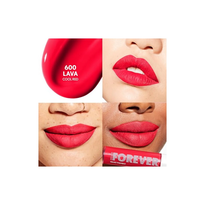 COVERGIRL Outlast Forever Velvet, Labial Líquido, 600 Lava, 9ml