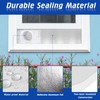 Wintcomfort Portable AC Window Seal Kit with Leaf Screen, Drawstring