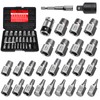 27Pcs Upgrade Screw Extractor Set, Bolt Extractor Kit, Easy Out