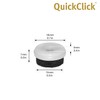 WAGNER QuickClick® Felt glides furniture glides chair glides replacement I