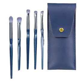 Pincel for sombra de ojos, 5 uds., pincel maquillaje pelo suave, portátil y súper                                                                     